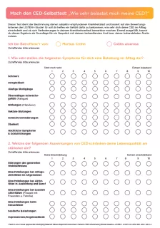 Mit dem CED-Selbsttest auf das nächste Arztgespräch vorbereiten