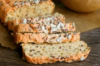 Linsen -Chia Brot